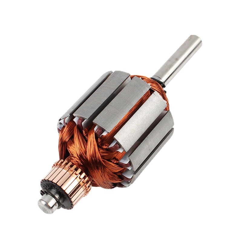 厂家供应直流有刷电机转子 多规格车载电器充气泵电机转子批发