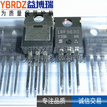 进口原装 irf9630pbf irf9630 直插 to-220 -200v/-6.