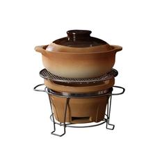 碳炉子陶瓷打边炉木炭火锅老式炖锅涮锅砂锅煲泥炉商用家用烧烤代