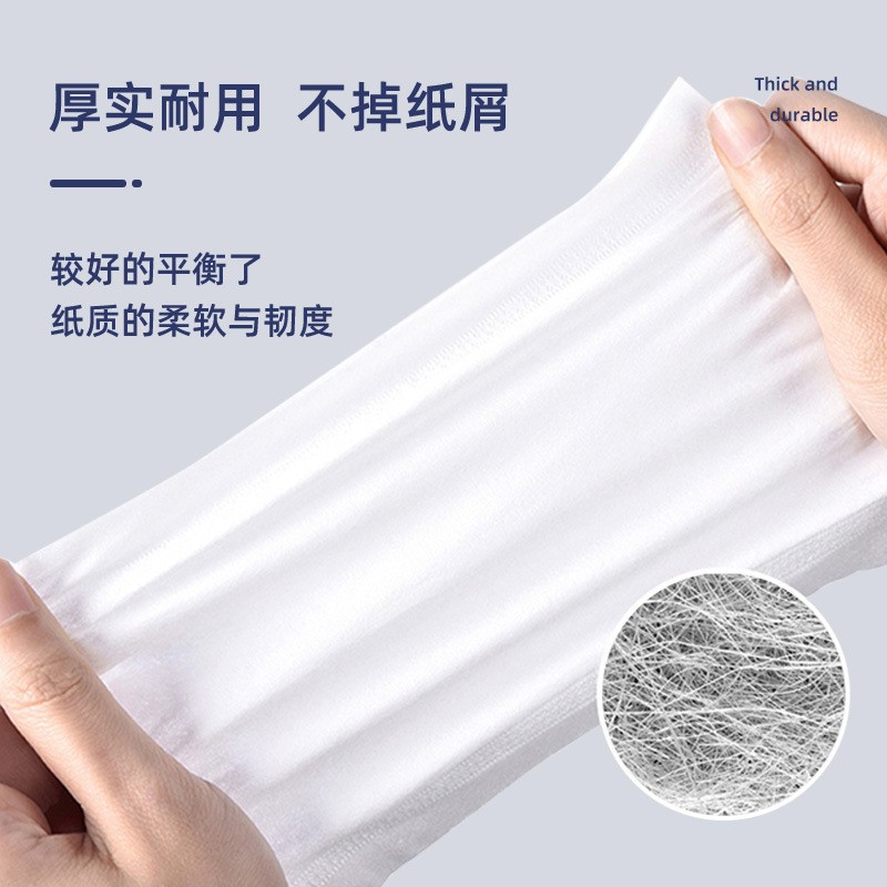 100 Packs Paper Extraction Whole Box Household Ktv Foot Bath Hotel Restaurant Tissue Large Wholesale Factory Commercial Paper Extraction Restaurant