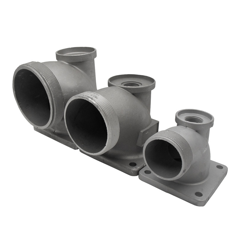 汽油机改装自吸泵配件进水口弯头座2寸3 4寸水泵出水口接头连接座