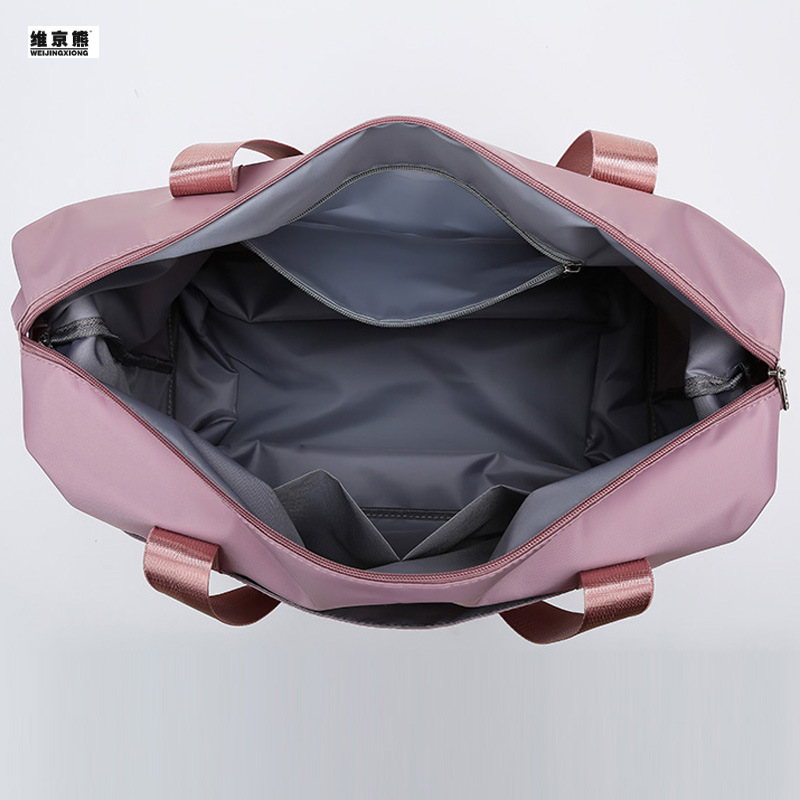 可套拉杆箱上的旅行包女大容量提包短途旅游轻便手提行李包收纳袋