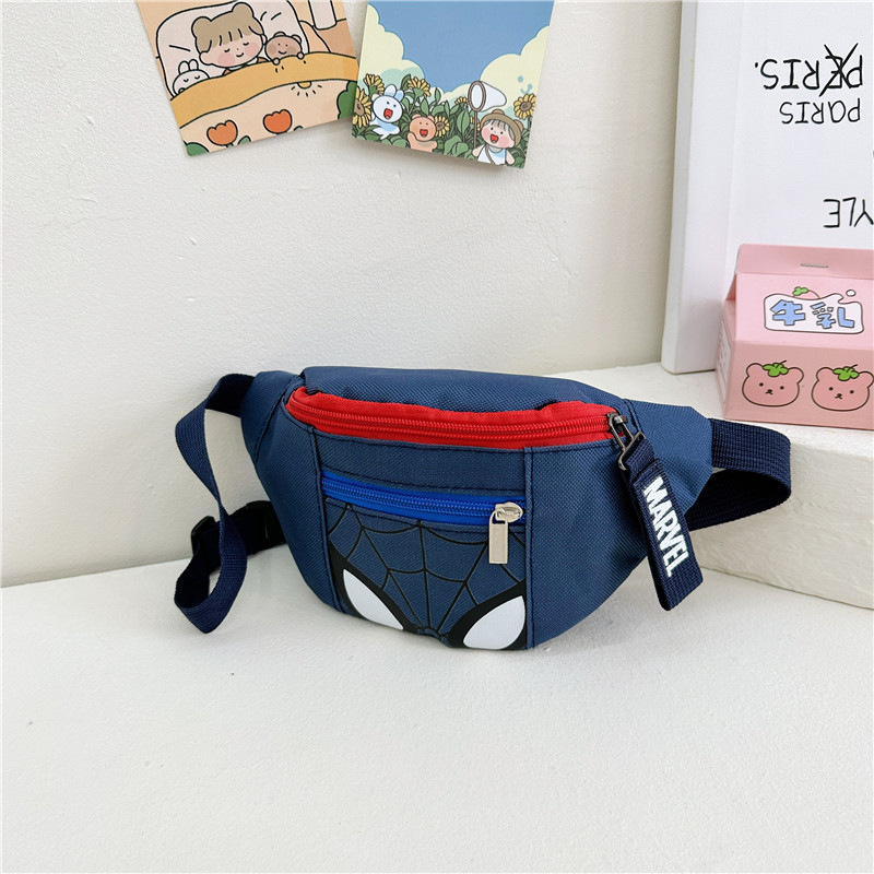 2023 New Children's Chest Pack Mini Printed Shoulder Bag Cartoon Anime Waist Bag out Casual Trend Crossbody Bag