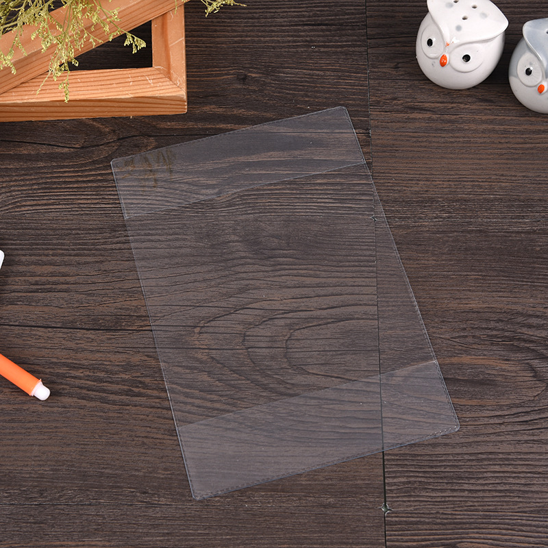 pvc透明书皮保护套 中小学生课本封面保护书套厂家定制可以印logo