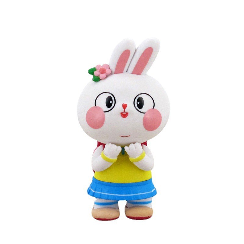 幸运兔lucky惊喜潮玩盲盒玩具公仔礼品汽车摆件蛋糕烘焙摆件属相