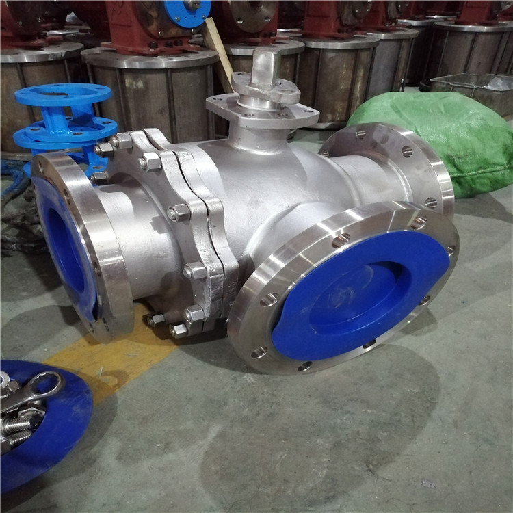 碳钢 铸钢手动三通球阀 q45f-10c q45f-10p 软密封三通t型球阀