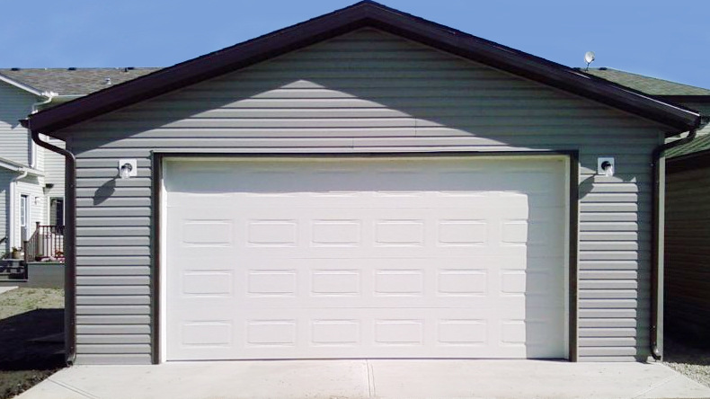 小区铝合金垂直翻板车库门 杭州别墅遥控车库门 嘉兴木纹翻板门