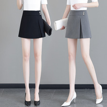今年流行裙裤女2024新款爆款夏季薄款二合一假两件西装短半身裙春