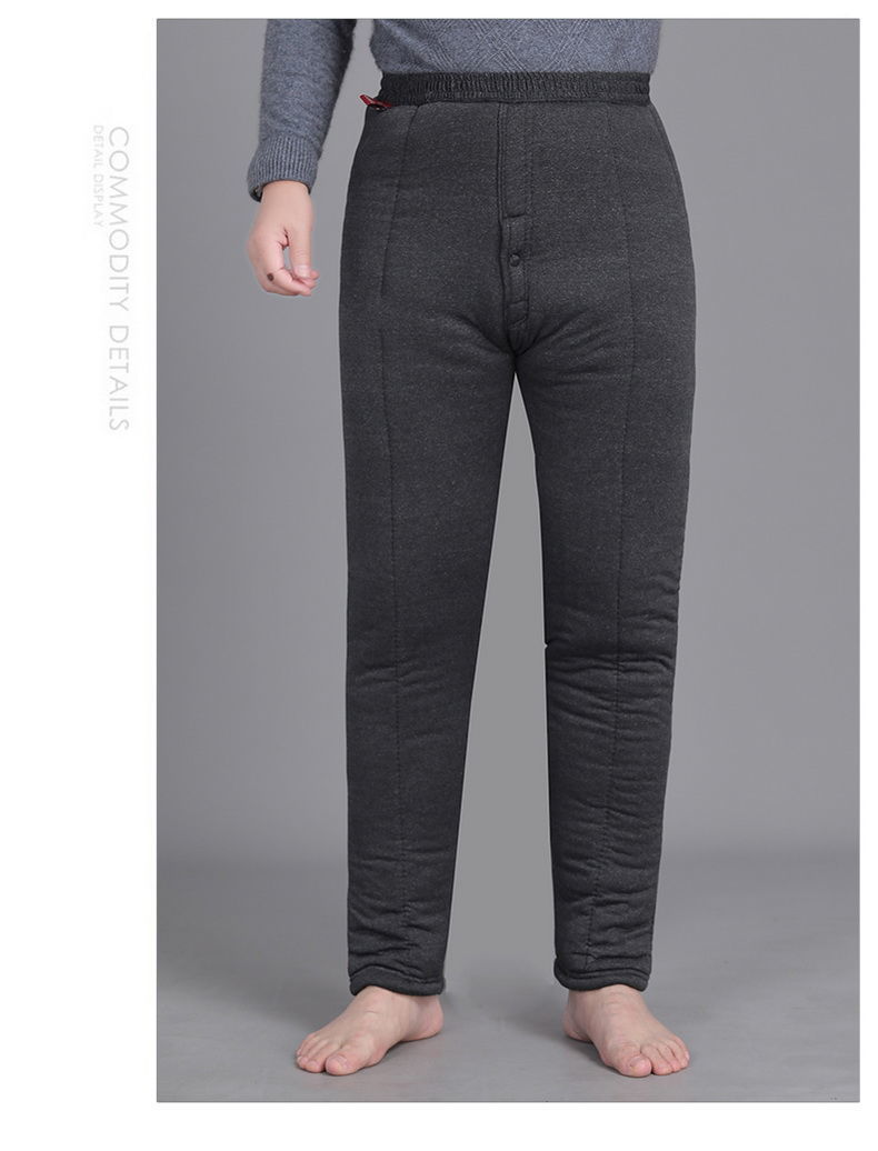 中老年人驼绒棉保暖小棉袄棉裤套装冬季爷爷内穿弹力加绒厚款棉衣