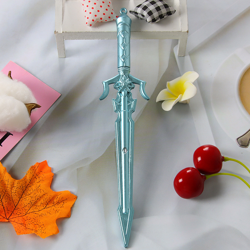 Cute Sword Gel Pen Creative Emperor Sword Weapon Stylish Pen Personalized Signature Pen Student Stationery Ball Pen Wholesale