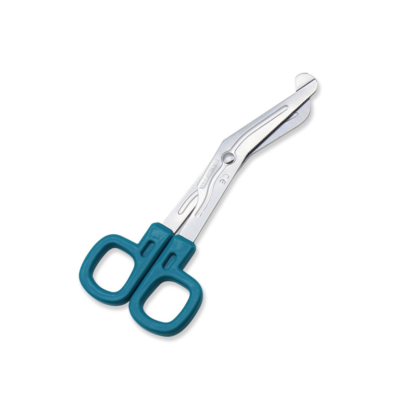 Stainless Steel Bandage Scissors with Serrated Elbow Scissors Outdoor Life-Saving Canvas Scissors Medical Gauze & Scissors Customized by Manufacturer