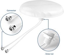 厂家批发室内全向吸顶天线5G双极化无线蘑菇吸顶天线