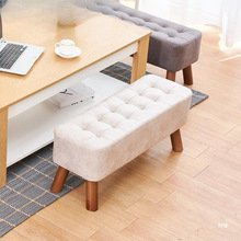 实木换鞋凳家用现代小凳子长款沙发凳木质矮凳客厅小板凳休闲长凳