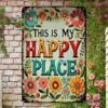 1pc Room Decor 1pc Happy Place Welcome Sign 8x12 inch跨境|ms 1pc Room Decor 1pc Happy Place Welcome Sign 8x12 inch跨境|ms