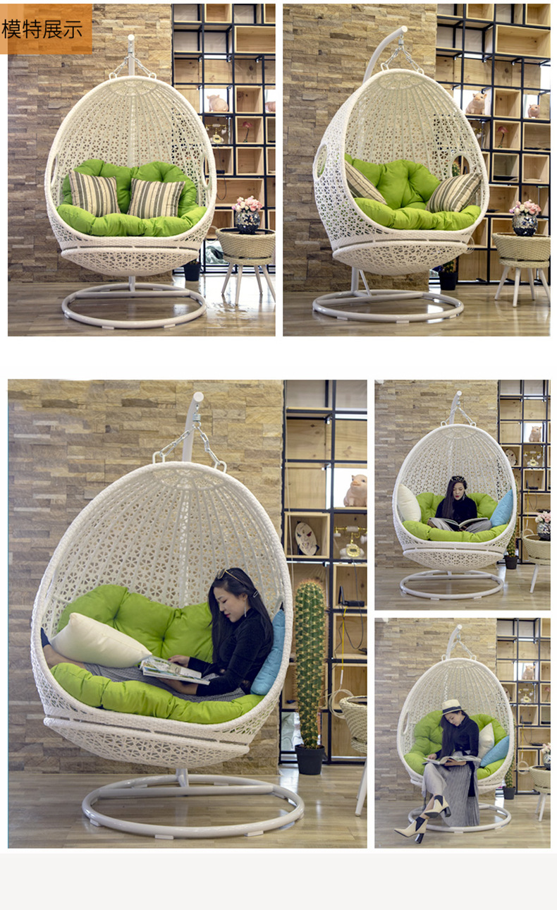 厂家销售双人吊椅室内外吊篮藤编椅吊床庭院阳台户外酒店秋千椅子