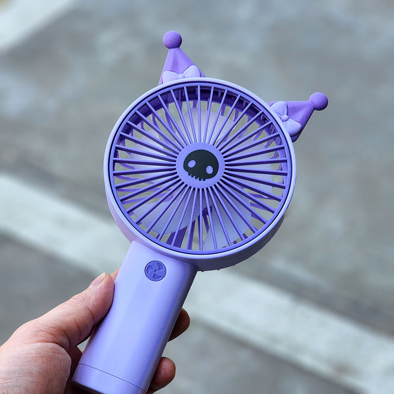 Clow M Little Fan Female Student Mini Handheld Small Electric Fan Mobile Phone Holder Mini Desktop Fan Usb Charging