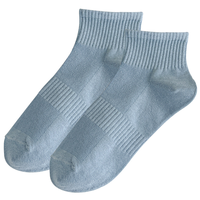 Women's Ankle Socks Summer 100% Cotton Socks Summer Women's Boneless Sports Socks Zhuji Mesh Breathable Pure Cotton Women's Socks