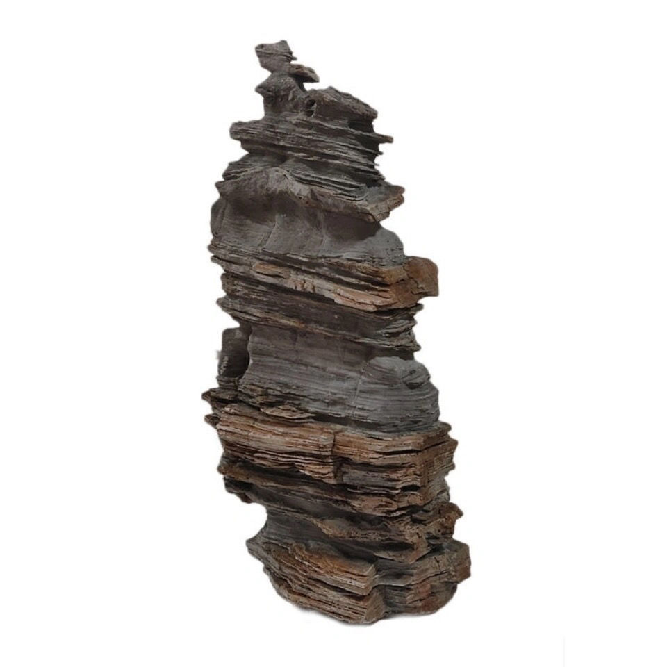 太行山奇石高山流水鱼缸摆件平台摆件工艺品饰品摆件创意摆