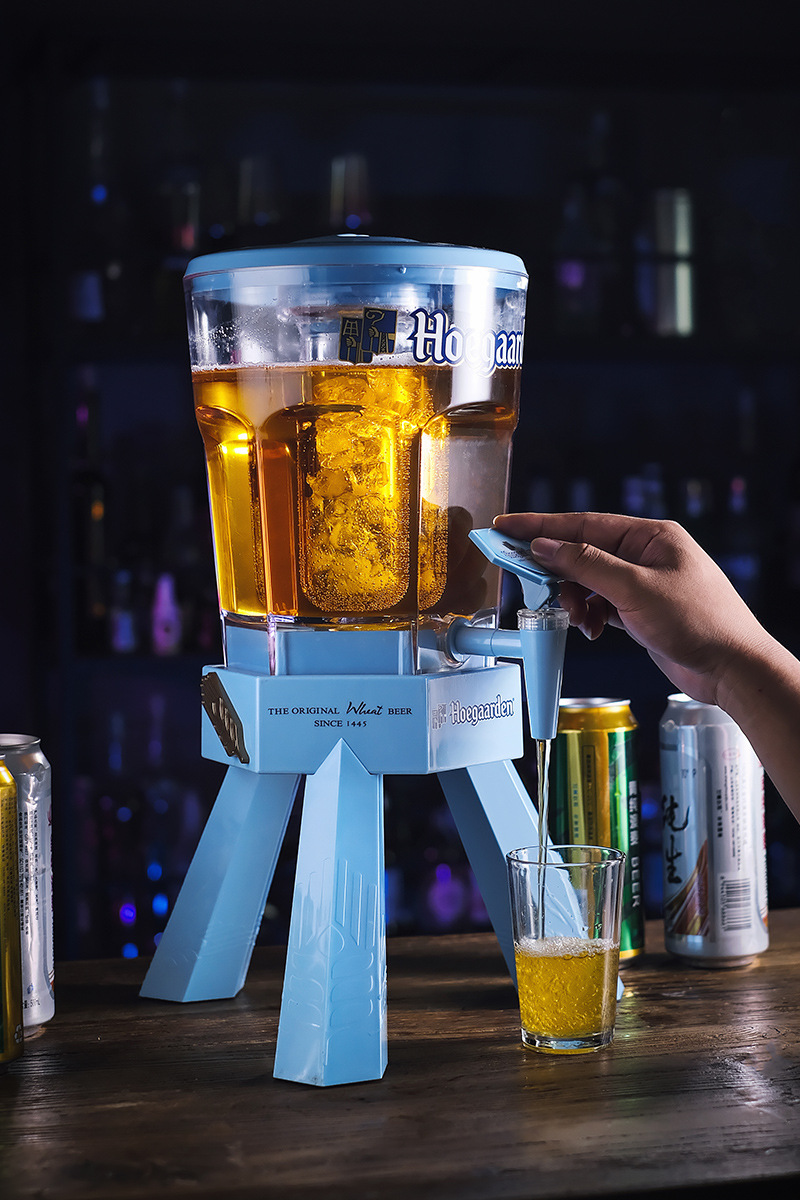 酒炮酒吧扎啤炮啤酒桶带龙头容器3l福佳白商用果汁饮料网红啤酒炮