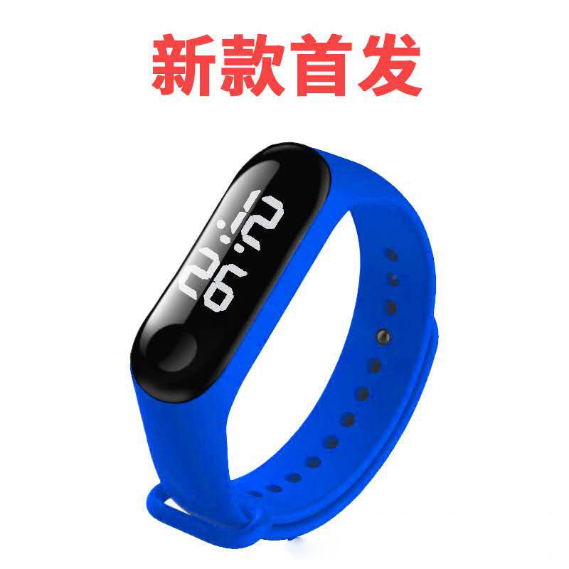 Colorful Direct Sales M3 White Light Swimming Watch Led Sports Bracelet Watch Student Children Luminous Watch in Stock Wholesale