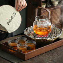 玻璃茶壶家用养生围炉煮茶壶整套中式耐热高硼硅泡茶大容量烧水壶