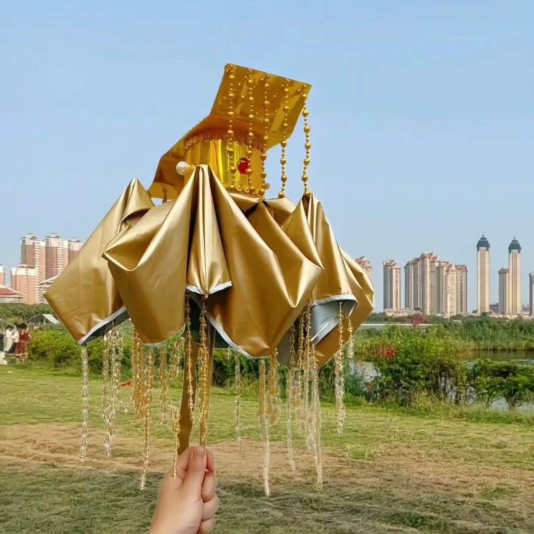 皇帝雨伞吾皇的雨伞恶搞遮阳伞创意2023新款防晒伞男便携式晴雨伞
