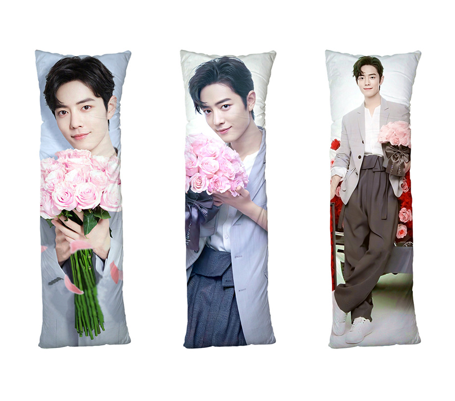 graphic customization photo xiao zhan real humanoid life-sized pillow sleeping long cushion doll pillow cushion pillow case