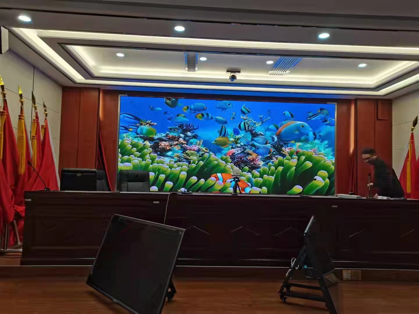 5直播led屏广告显示大屏室内led电子监控显示屏