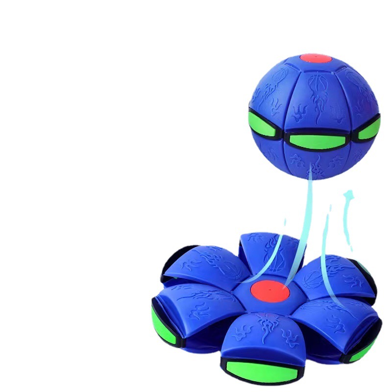 Tiktok Elastic Stepping Ball Magic Flying Saucer Ball Pedal Deformation Stepping Ball Children Education Outdoor Toys Wholesale Products