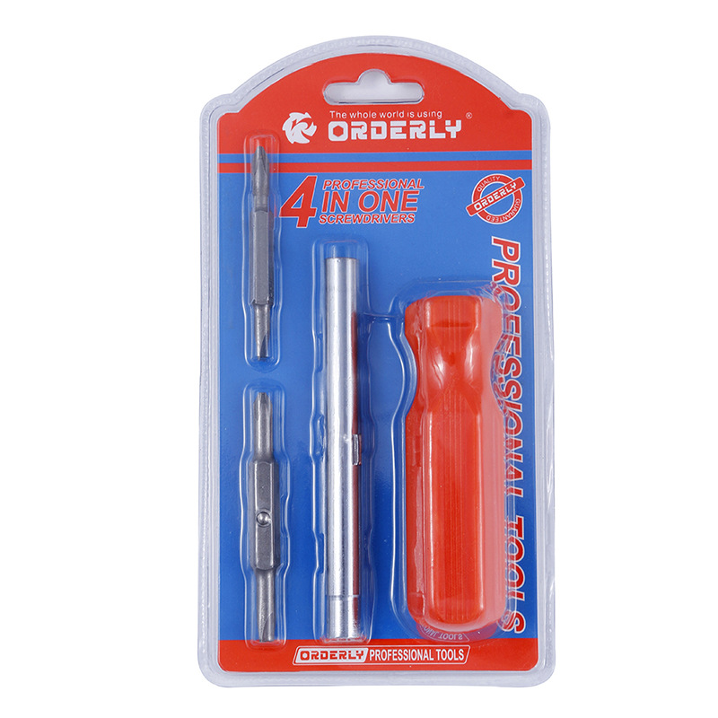 orderly （oudeli tool） 4-in-1 multifunctional hardware tool dual-use bit cross and straight manual