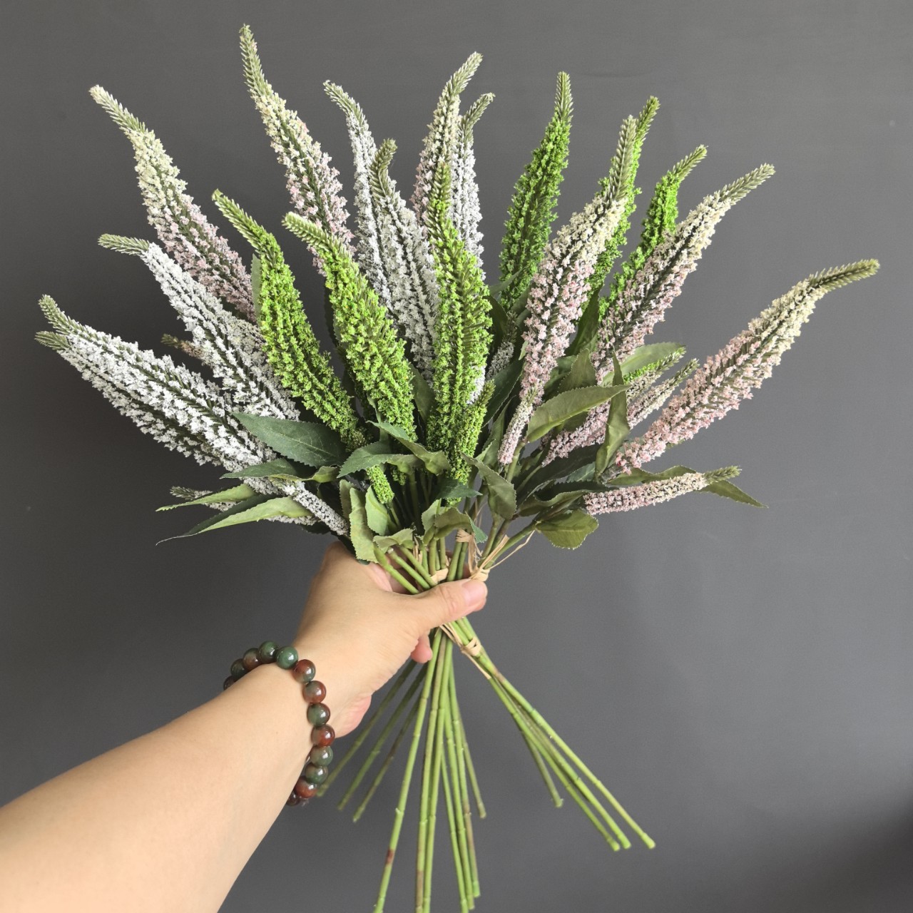 仿真花鼠刺狐尾草鼠尾草扎束境外货源北欧家居样板