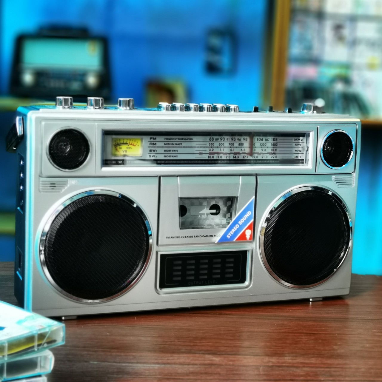 插电式磁带机收录音录音机卡带机蓝牙插卡户外音箱收音机-阿里巴巴