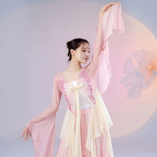 古典舞蹈服仙女古典舞练功服飘逸仙气纱衣长款中国舞演出服套装女