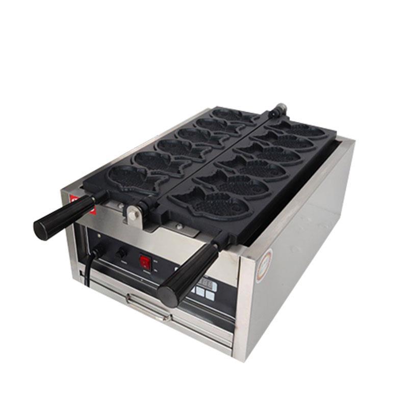 千麦电热鲷鱼烧机商用鲷鱼烧机器小鱼饼机鲷鱼烧冰淇淋燃气烤饼机