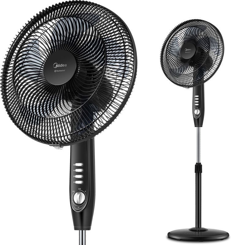 美的五叶落地扇 家用立式升降客厅办公室电扇风扇 fsa40yd-阿里巴巴