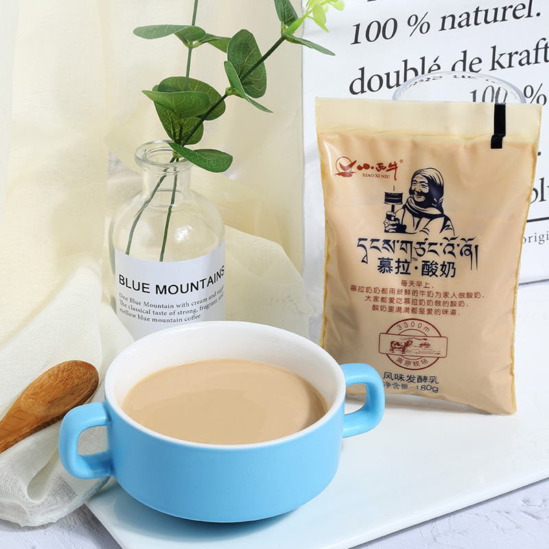 小西牛 青海慕拉酸奶高原酸奶慕拉奶奶老酸奶风味熟酸奶180g*16袋