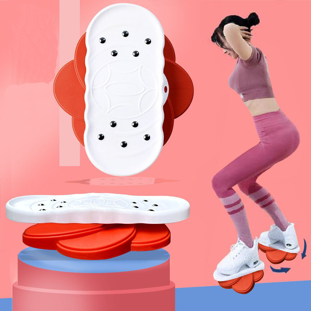 分体式扭腰盘双踏板静音家用健身器材扭腰训练器舞蹈转盘跳舞盘