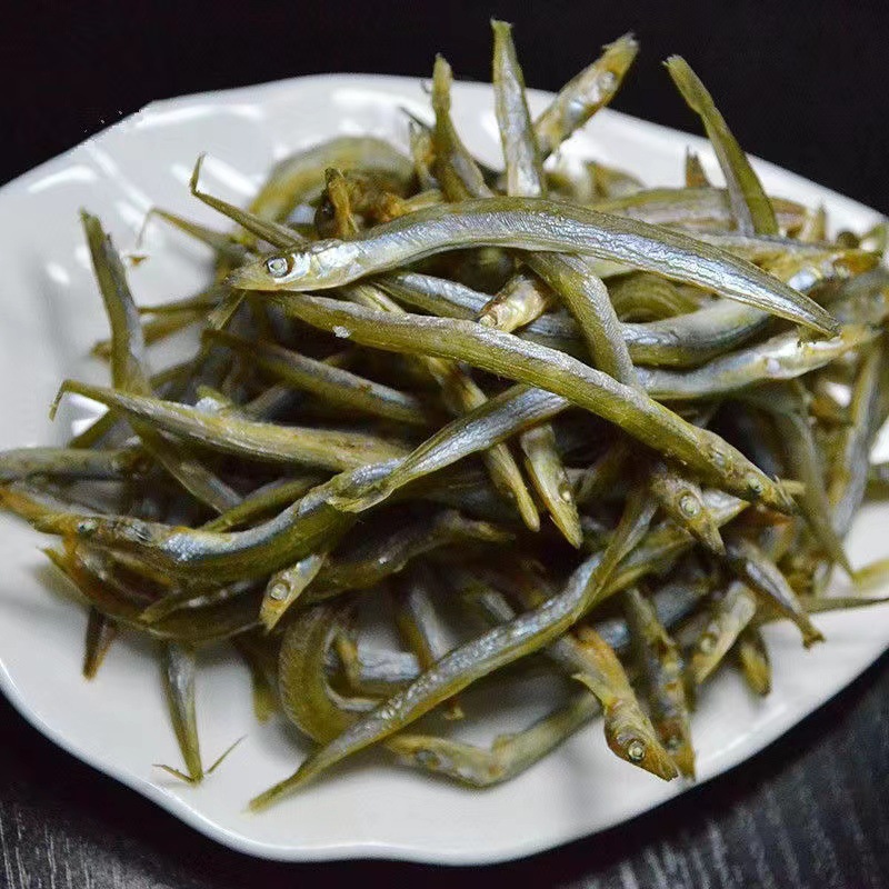 新晒小鱼干面条鱼小青鱼银鱼干小银鱼细条干货咸鱼干海鲜干货