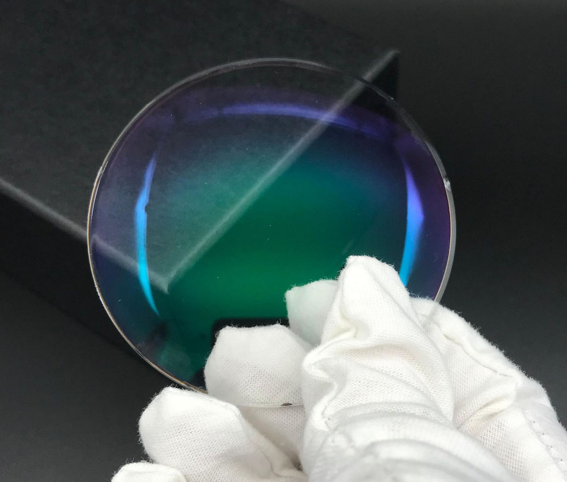 56非球面防蓝光浸涂膜变浸泡变色绿膜近视镜片快速褪色镜片