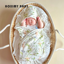 婴儿抱被纯棉新生儿包被初生春夏薄防惊跳产房外出抱被宝宝包单