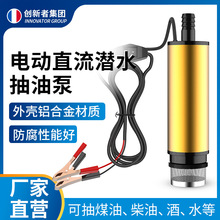 电动柴油抽水泵12v24伏通用抽油泵抽油神器小型加油枪新款水龙头