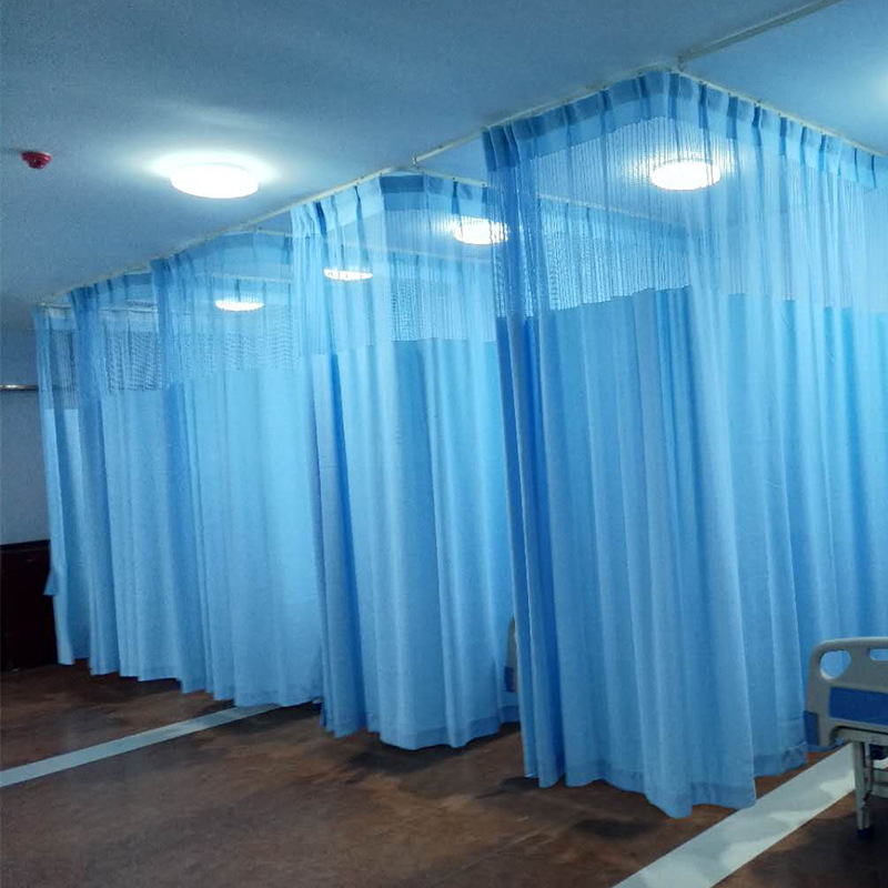 厂家批发 医用隔帘 医院卫生院敬老院窗帘 窗纱成品 窗帘布