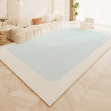 地毯客厅耐脏易打理简约纯色隔凉隔音地毯全铺防滑家用圈绒地毯