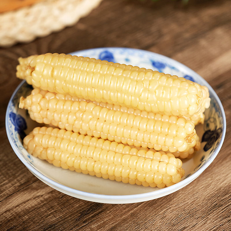 西双版纳拇指玉米软糯小玉米云南特产傣家白糯玉米手指迷你袖珍