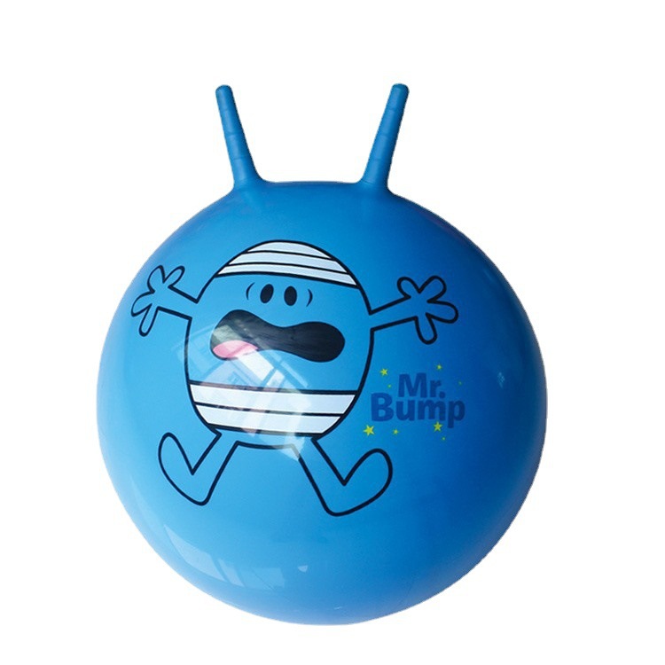 Customized Jumping Ball PVC Playground Children's Sports Stretch Jump Ball 45/55 Inflatable Toys Ball Knob Outdoor