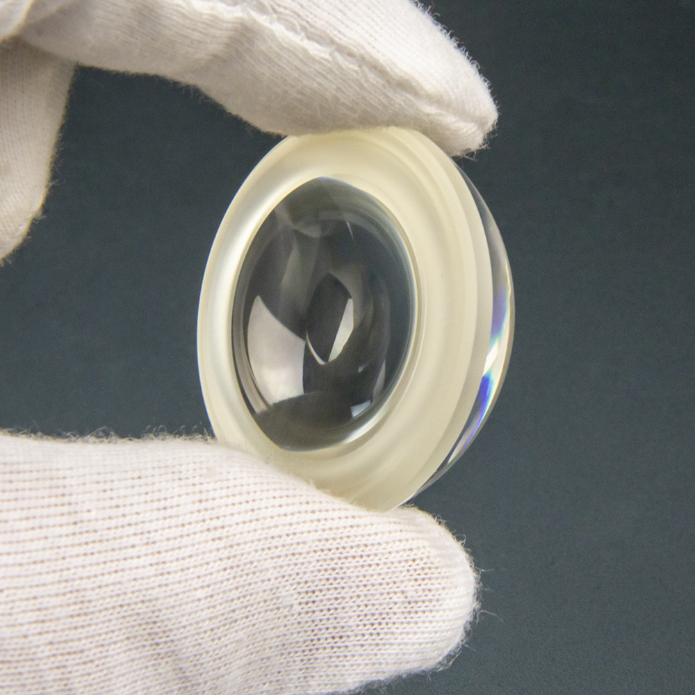 瑞特光学半球非球面玻璃镜片光学仪器精密配件工业相机镜头k9 wl