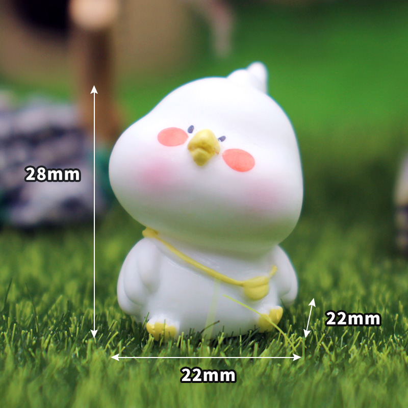 Micro Landscape Small Ornaments Cute Chicken Animal Landscaping Decoration Resin Crafts Home Decorations Wholesale