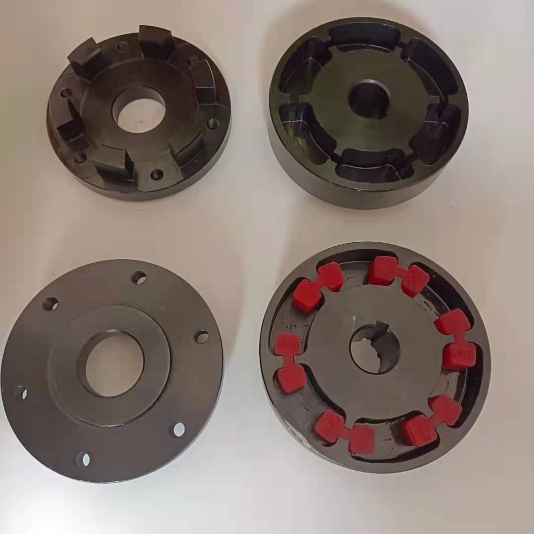 h块联轴器弹性块缓冲垫弹性体3件套组合2件套组合45号钢
