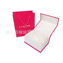 专柜兰家LAN口红盒香水化妆品礼品盒空盒子粉底液纸大包装礼品袋