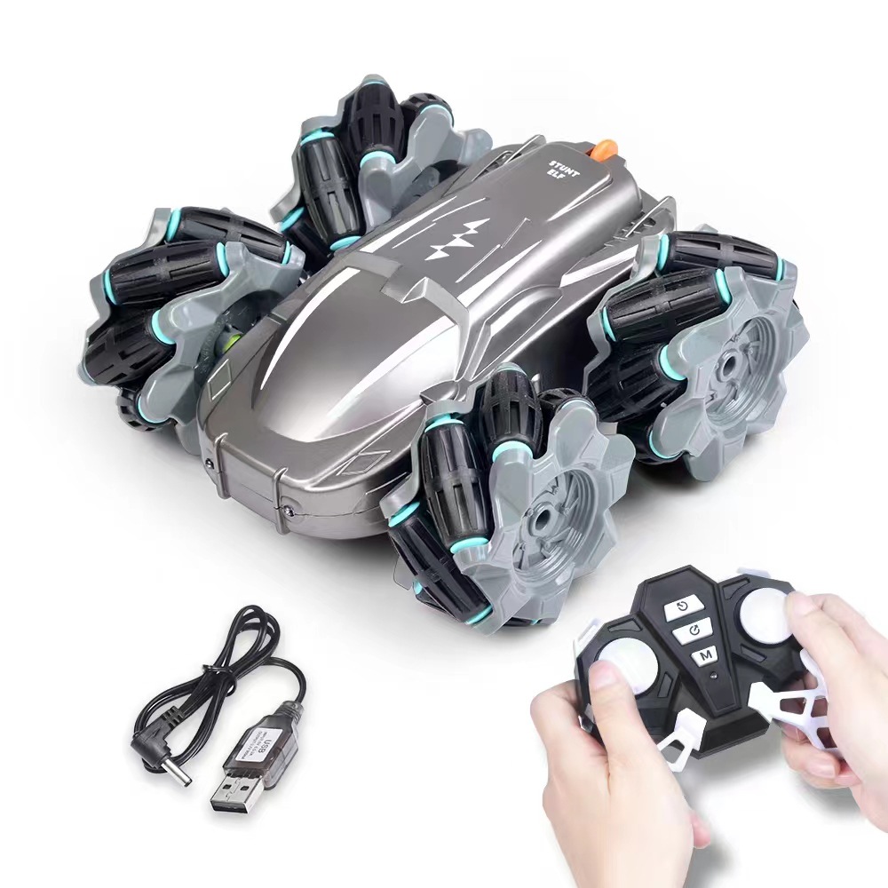 Rolling Stunt Car Remote Control Car 360 Degrees Flip off-Road Vehicle Drift Car Charging Electric Children Toy Car Boy